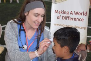 ABVMED staff listening to community members during a planning session